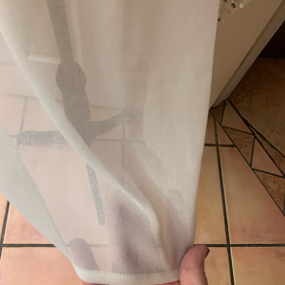 Rhona Sutton Cream Embellished Swim Coverup - Picture 9 of 12